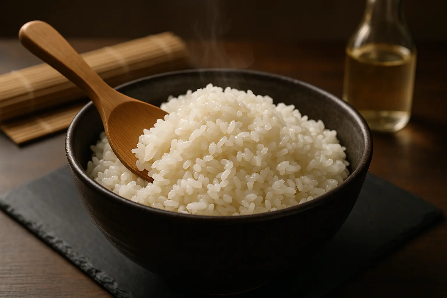 Riz japonais et amidon : la clé des sushis parfaits