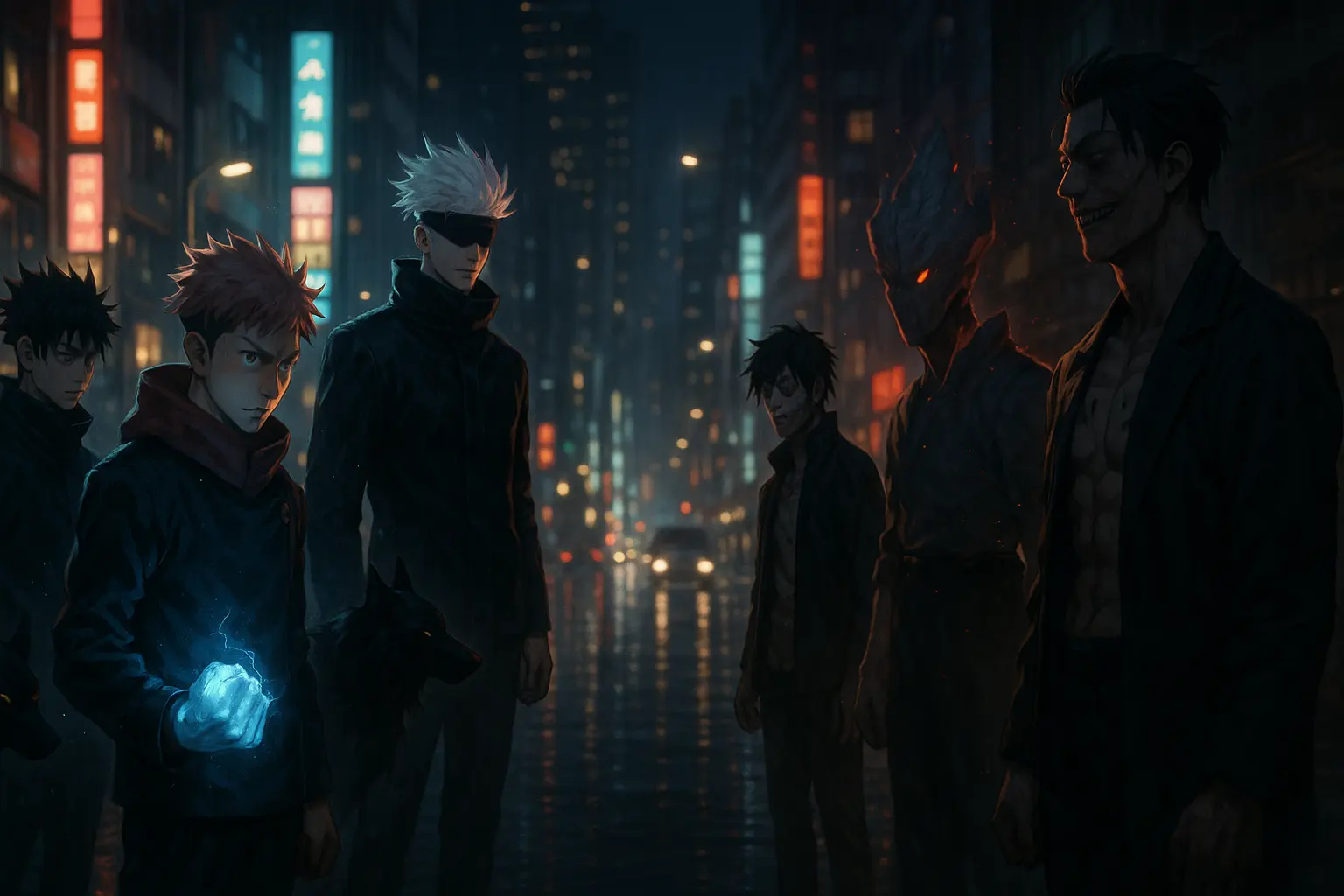Personnages de jujutsu Kaisen