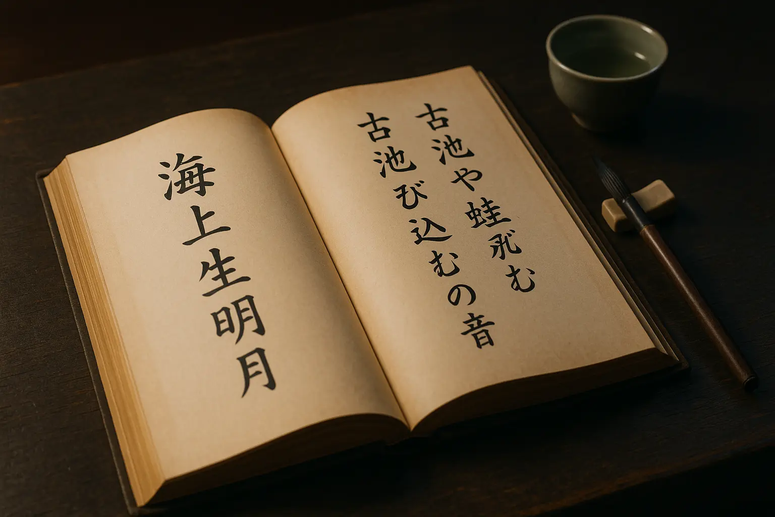 livre avec des kanjis japonais