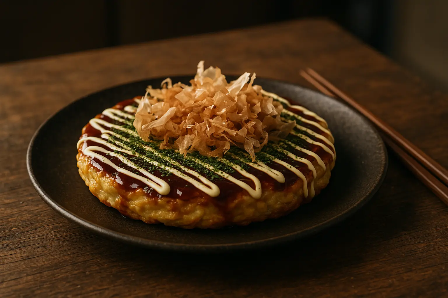 crêpe japonaise okonomiyaki