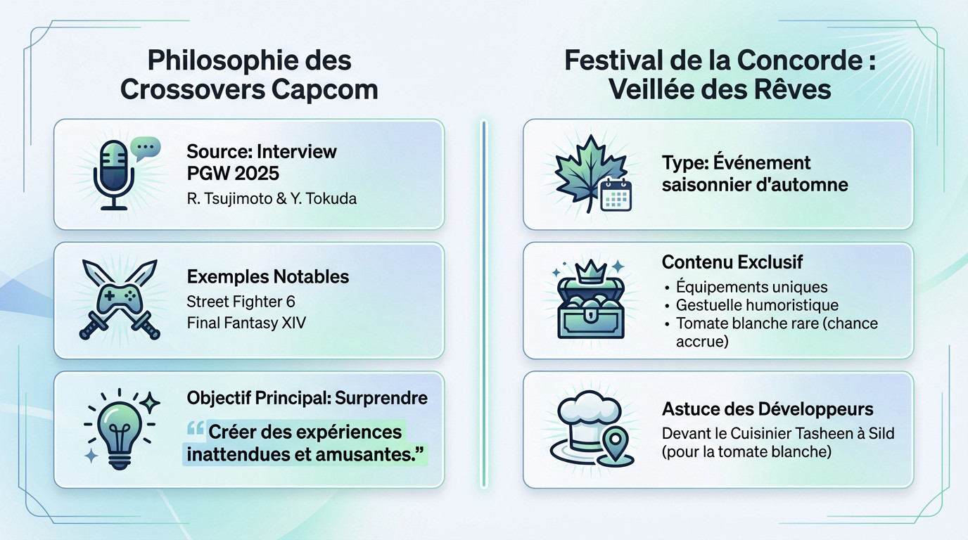 Ryozo Tsujimoto et Yuya Tokuda discutant des collaborations Monster Hunter Wilds à la PGW 2025