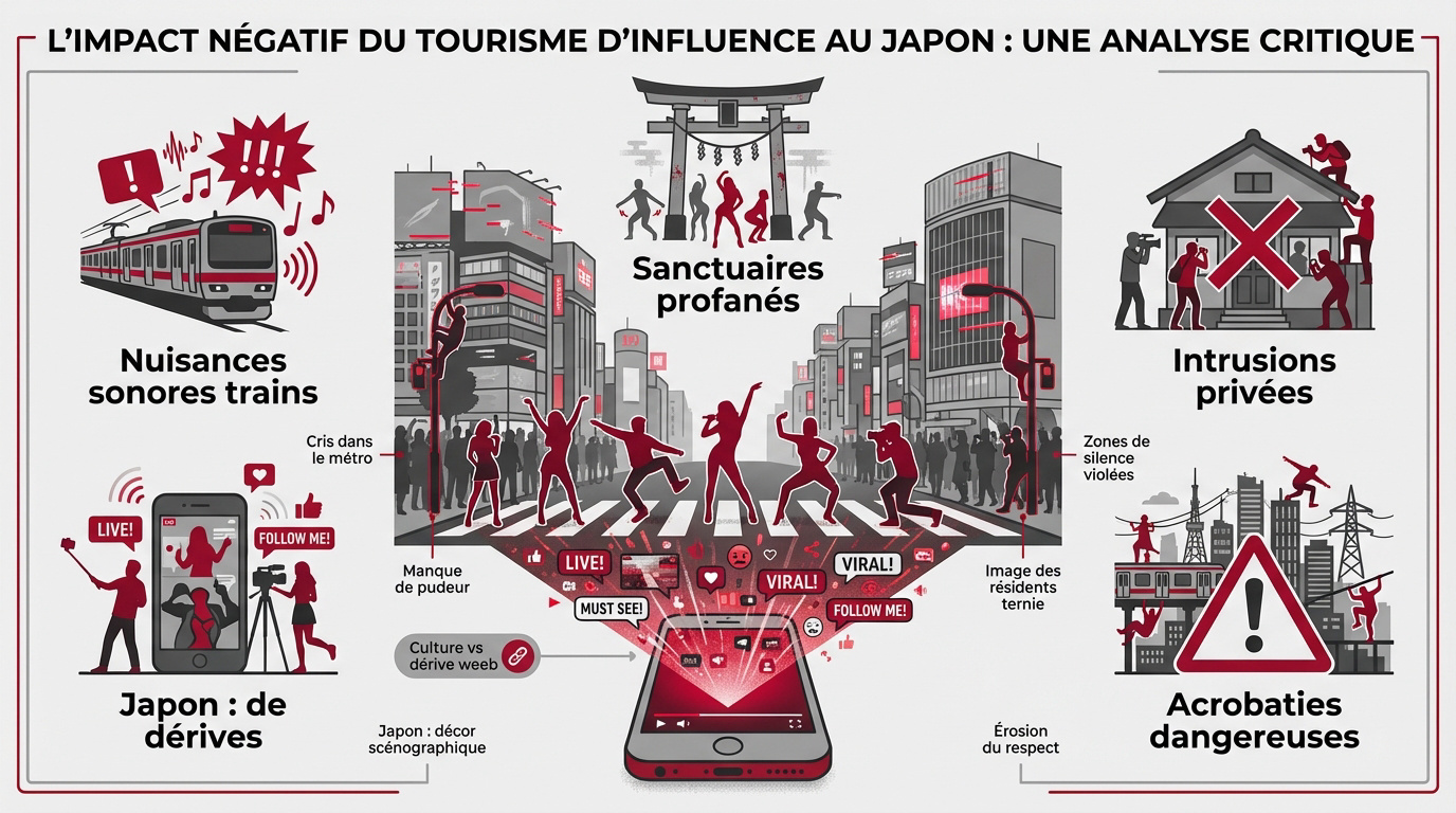 Analyse critique des comportements disruptifs des influenceurs au Japon