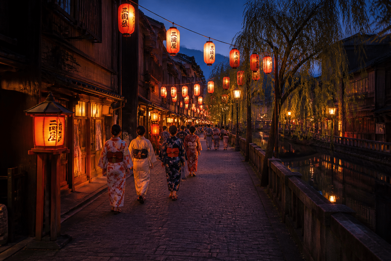 Kinosaki Onsen, la ville thermale qui se vit en yukata